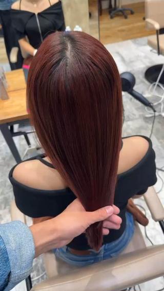 美髪ケア #サラサラヘア #ツヤ髪 #髪質改善サロン #艶感 #髪質改善酸熱トリートメント  