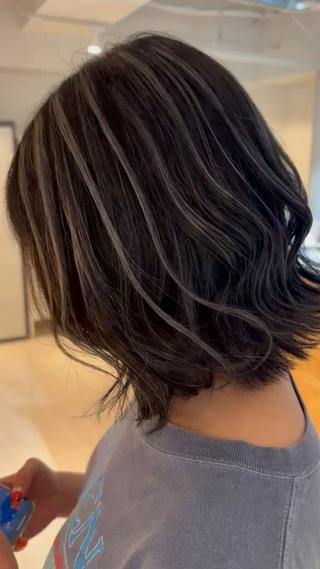ミディアム カラー schon 仙台のヘアスタイル