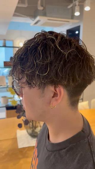 ショート カラー メンズ schon 仙台のヘアスタイル