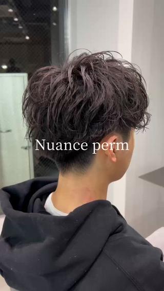 ショート パーマ メンズ fifth天神メンズ パーマ職人/山口皓大のヘアスタイル