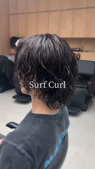 ミディアム パーマ メンズ fifth天神メンズ パーマ職人/山口皓大のヘアスタイル