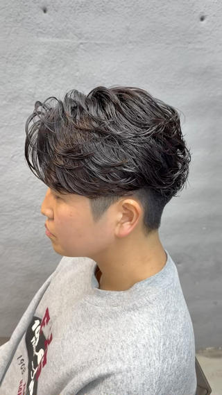 パーマ メンズ 松田 巨太郎のヘアスタイル