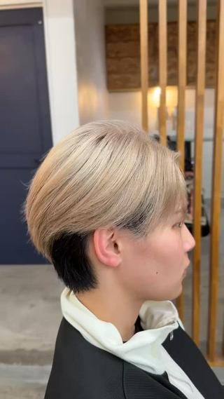 ブロンドベージュ️

黒髪からでもブリーチ2回でここまで明るくなります！
  