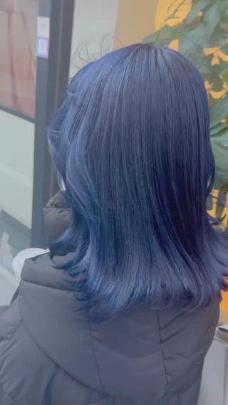 ミディアム カラー 乾かすだけでまとまる /髪質改善西村涼太のヘアスタイル