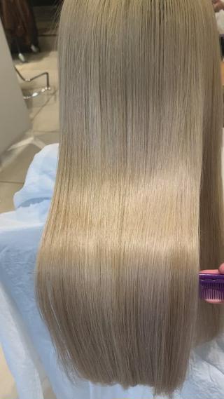 ロング カラー 乾かすだけでまとまる /髪質改善西村涼太のヘアスタイル