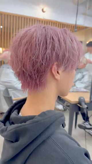 メンズ コハク /メンズカラーのヘアスタイル