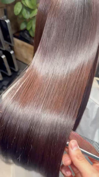 セミロング MINX似合わせボブ 髪質改善/岩城槙乃介のヘアスタイル