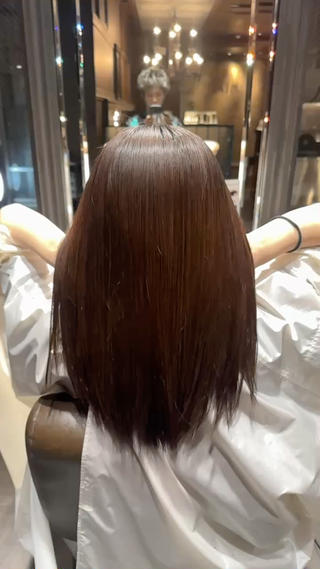 セミロング MINX似合わせボブ 髪質改善/岩城槙乃介のヘアスタイル