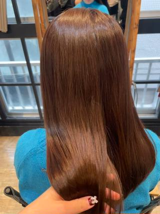 ミディアム カラー 新宿 /透明感カラー レイヤー/NANAのヘアスタイル