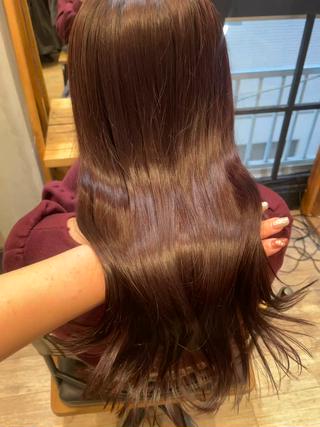 セミロング カラー 新宿 /透明感カラー レイヤー/NANAのヘアスタイル