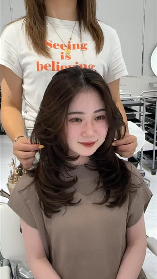 ラフだけど可愛いlayer cut 