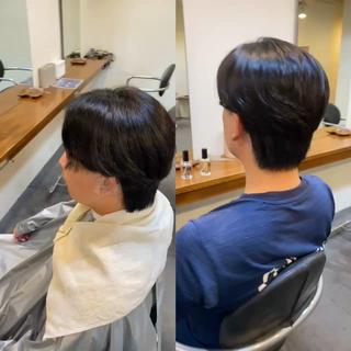 ショート 谷口 悠生のヘアスタイル