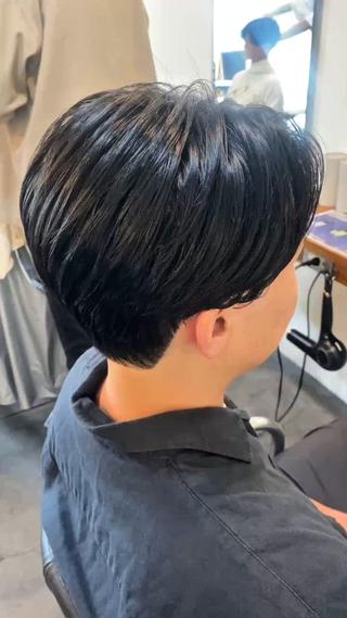 ミディアム 谷口 悠生のヘアスタイル