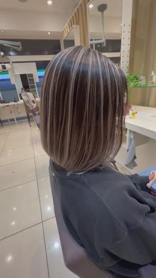 ミディアム カラー はだゆうき @hadadan08のヘアスタイル