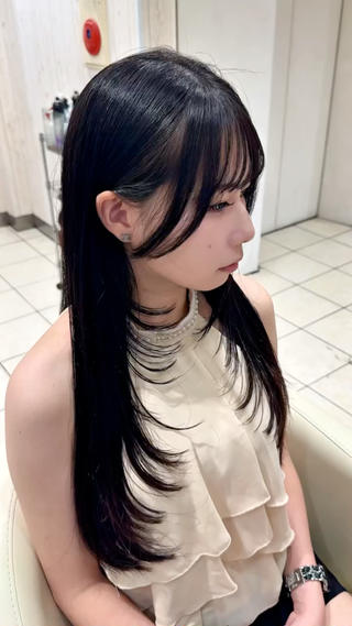 ロング ワダ カイのヘアスタイル