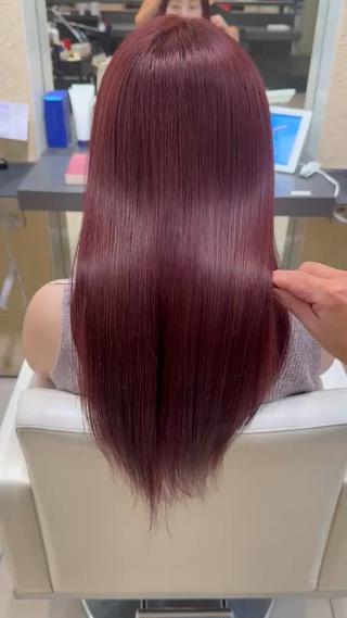 ミディアム カラー matiz表参道店所属・小幡 莉子のヘアスタイル