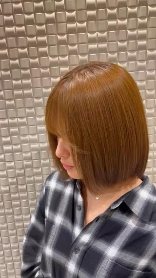 beigecolor️ ブリーチした髪には綺麗なbeigeに 