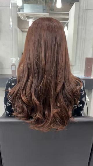 カラー Endearing 銀座/レイヤーカットのヘアスタイル