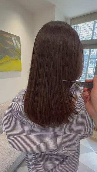 セミロング カット無料| 青山 |髪質改善のヘアスタイル