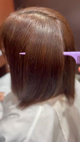 セミロング 『美髪育成』田中 詩恩のヘアスタイル
