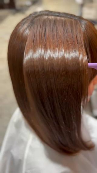セミロング 『美髪育成』田中 詩恩のヘアスタイル