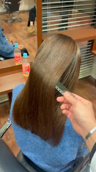 セミロング Lani hair salon所属・野洲/髪質改善/ 田中瑠生のヘアスタイル