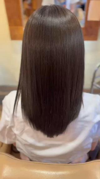 セミロング 柘植 雅大のヘアスタイル