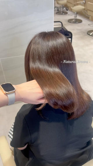 ミディアム カラー カット無料｜レイヤー カット｜韓国モテへアのヘアスタイル