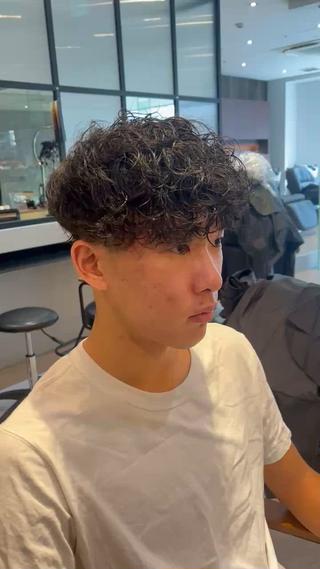 パーマ メンズ カット/メンズ パーマ/夢翔のヘアスタイル