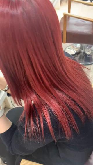レッド系ロング 