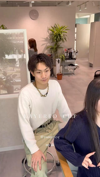 ロング meak所属・韓国レイヤー RYOTAのヘアスタイル