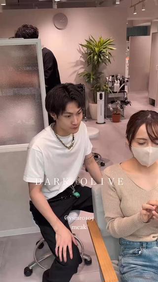 ミディアム meak所属・韓国レイヤー RYOTAのヘアスタイル