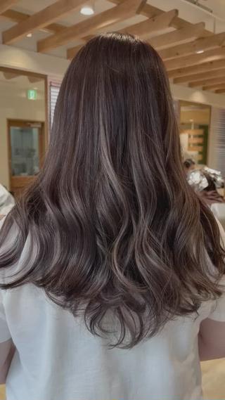 セミロング 渋谷ハイトーン/ デザインカラー阿部のヘアスタイル