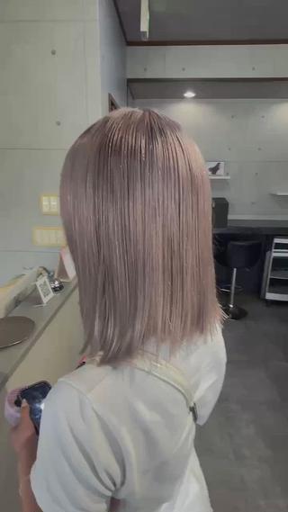 ミディアム REVE所属・馬場  麻応のヘアスタイル