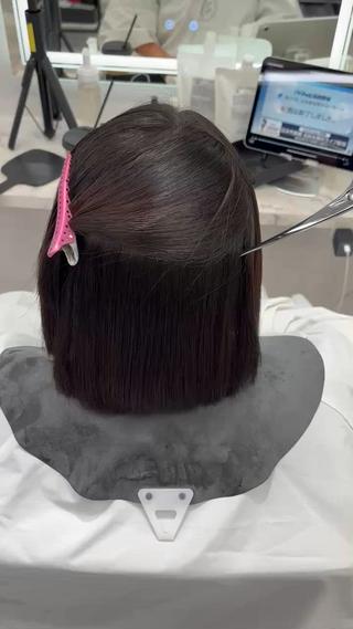 ショート sisi銀座所属・すえ りりかのヘアスタイル