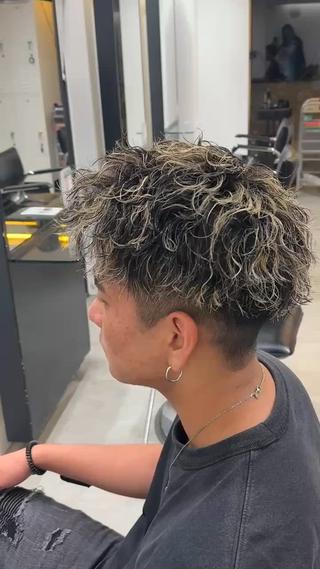 パーマ 小川 廉太朗のヘアスタイル