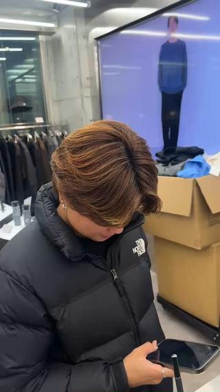 パーマ メンズ 小川 廉太朗のヘアスタイル