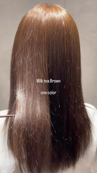 【Milk tea Brown】
秋オススメカラー