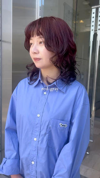 ミディアム 名古屋美容室 Sopiリナのヘアスタイル