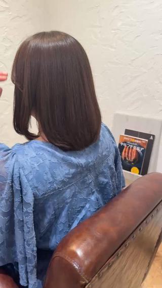 ミディアム airi カットモデル募集✂︎のヘアスタイル