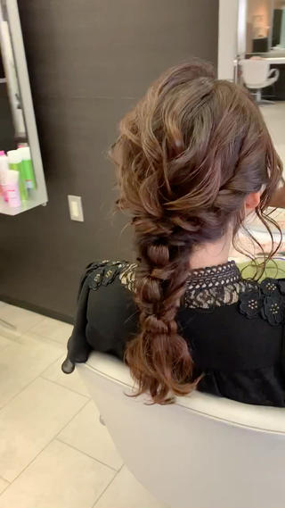 ヘアアレンジ HAIR MAKE Riza所属・谷口 弥生のヘアスタイル