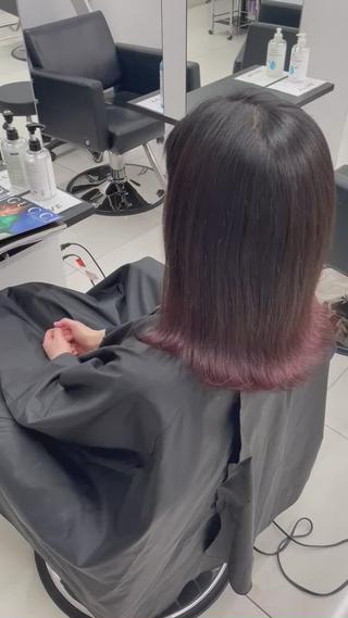 ミディアム カラー ⭐️無料!カット モデル募集⭐️夕貴のヘアスタイル