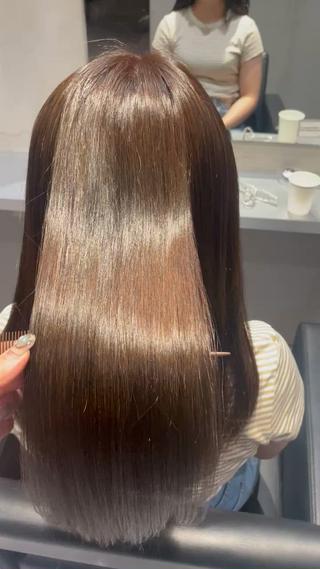 セミロング 髪質改善×透明感× 艶髪🥀HIYORIのヘアスタイル