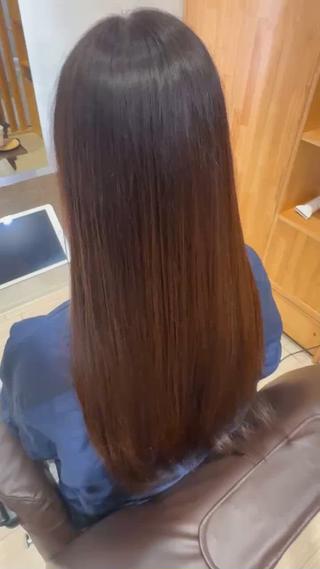 ロング 縮毛矯正/髪質改善 山田 省吾のヘアスタイル