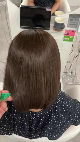 ミディアム カラー door white hideのヘアスタイル