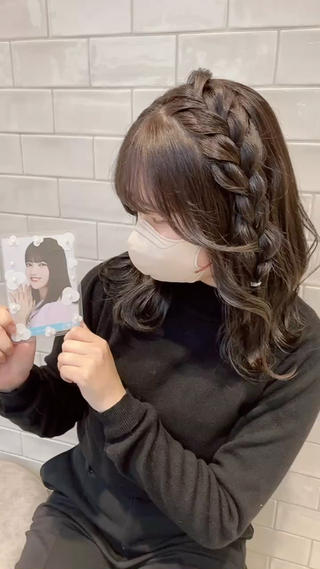 セミロング ヘアアレンジ 【ドルオタ美容師】 しょーごのヘアスタイル