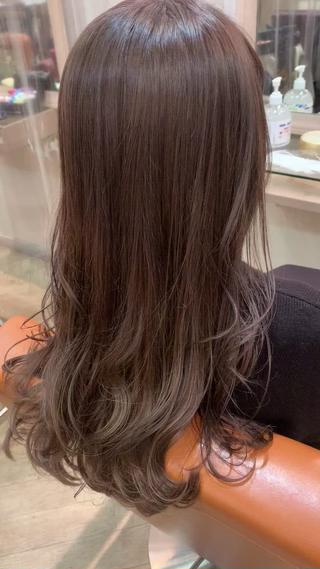 ロング カラー coupe ciseauxのヘアスタイル