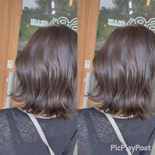 ミディアム カラー Snaly カラー特化ページのヘアスタイル