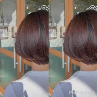 ミディアム Snaly カラー特化ページのヘアスタイル