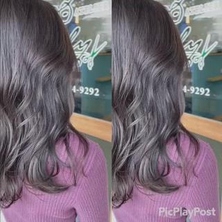 ロング カラー Snaly カラー特化ページのヘアスタイル